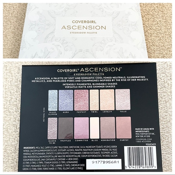 🆕COVERGIRL ASCENSION Eyeshadow Palette - Picture 1 of 4